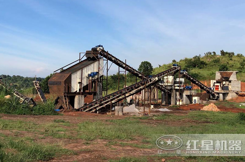 時產100噸機制砂生產線現場圖 時產100噸機制砂生產線現場圖